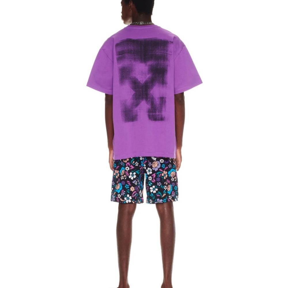 Off-White Orchid Jumbo Arrows Over L men’s shirt oversize